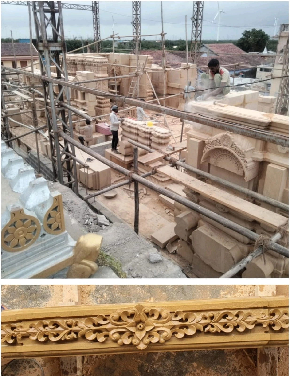 कच्छ-रापर-गढ़वाली जिनालय कार्विंग